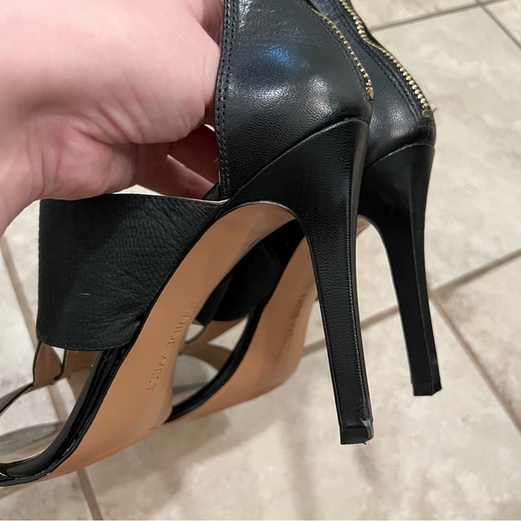 Nine West Kiralee black gladiator heels 11 / 12 - Picture 9 of 12